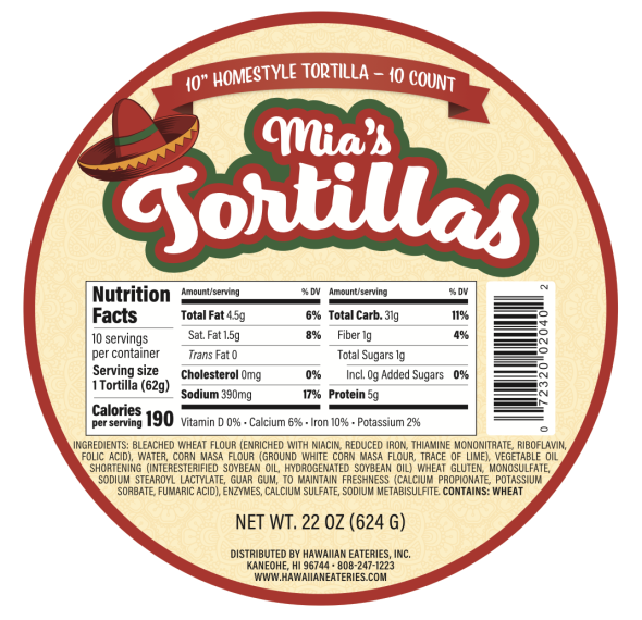 Mia's Tortillas