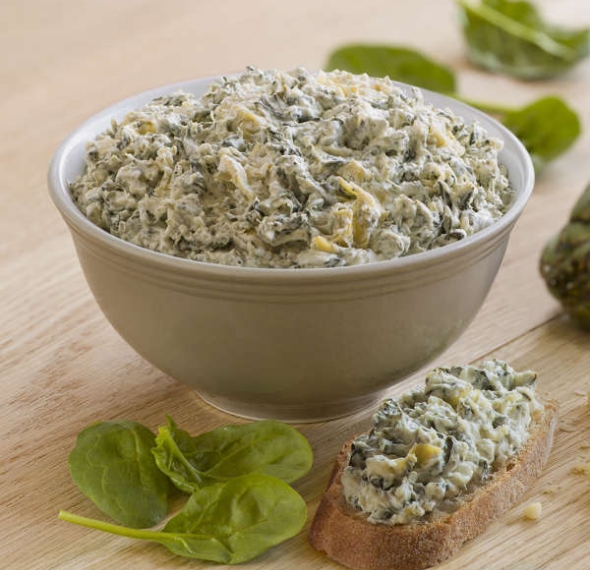 SPINACH ARTICHOKE PARMESAN DIP 18/2 LB.